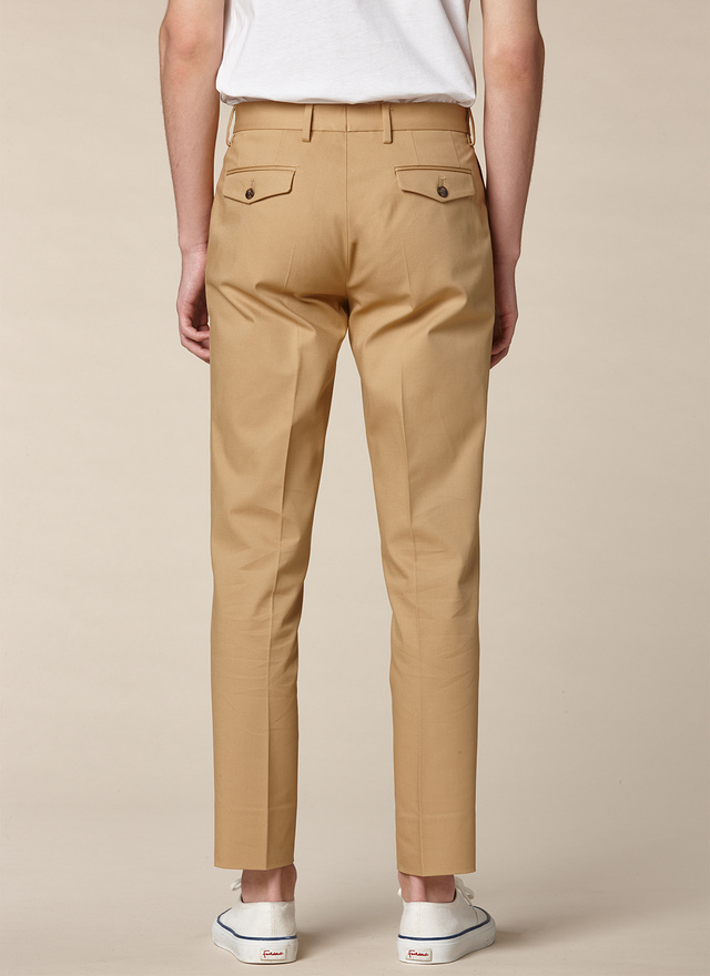 Men's sand chino trousers Fursac - 21EP3OKIA-SP15/10