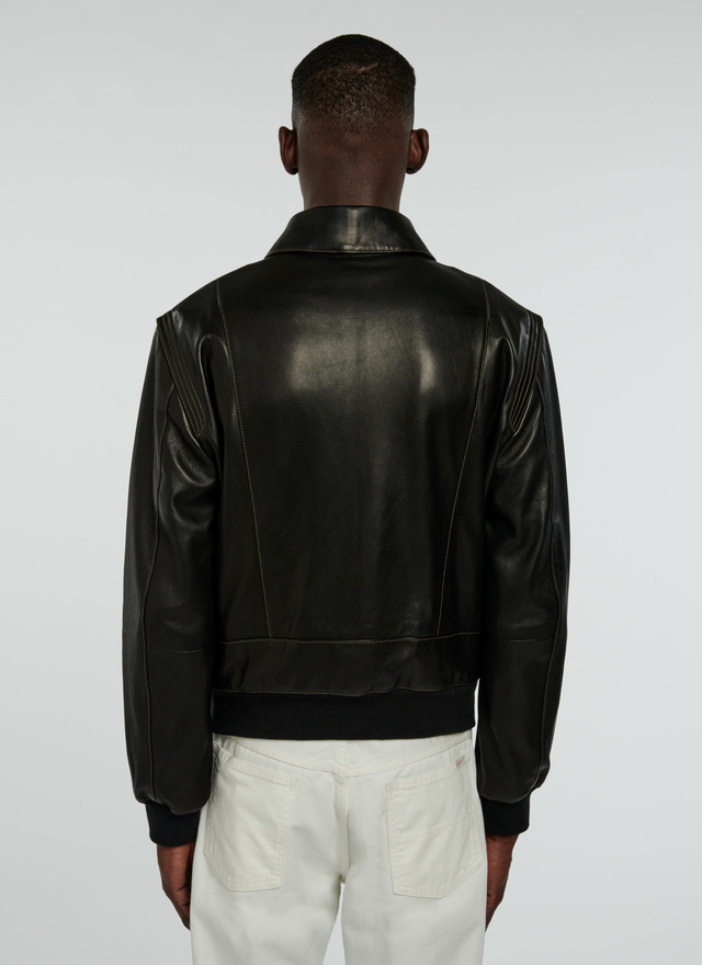 Men's lamb leather jacket Fursac - 22EM3VINZ-VL09/20
