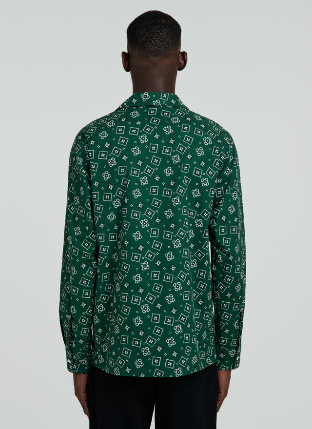 Men's cotton poplin shirt Fursac - 22EH3VILA-VH49/40