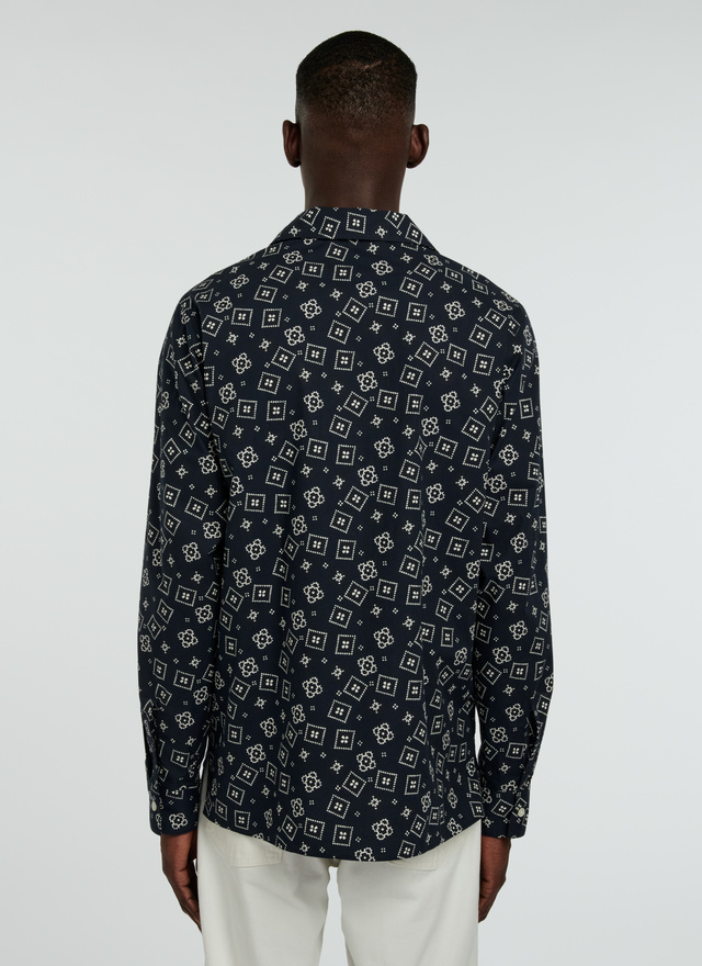 Men's cotton poplin shirt Fursac - 22EH3VILA-VH49/31