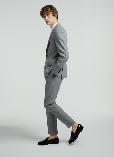 Men's suit grey virgin wool Fursac - 22EC3VOXA-VC46/28