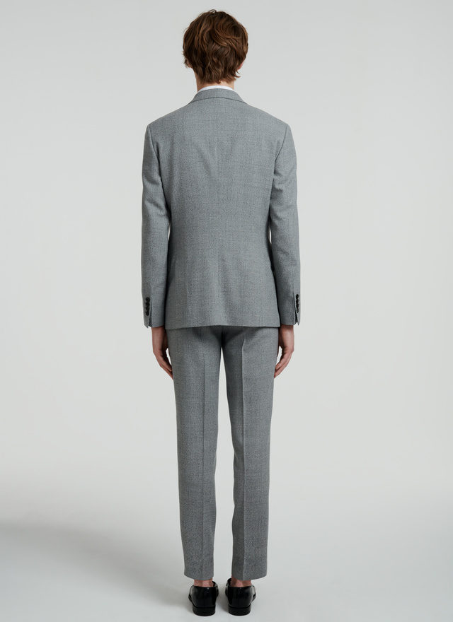 Men's grey virgin wool suit Fursac - 22EC3VOXA-VC46/28