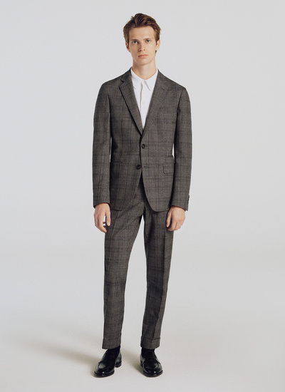 Men's suit grey and brown cotton Fursac - 21HC3TOMA-TX07/23