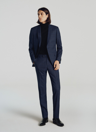 Men's suit navy blue wool and silk Fursac - 21HC3ILYA-TC12/31