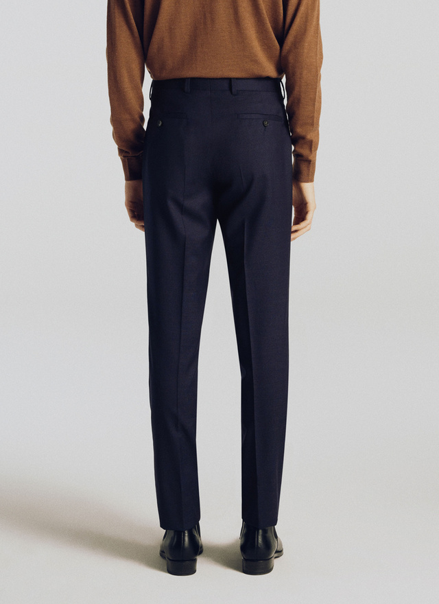 Men's navy blue trousers Fursac - 21HP3ILYS-RC04/31